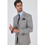 Bej Mono Yaka Esnek 4 Drop Comfort Fit Classic Takım Elbise 1001250159 - 54