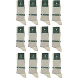 Bej Nokta Desen 12'li Ultra Lüks Merserize Erkek Çorap CRP315 - 41 - 44