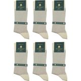 Bej Nokta Desen 6'lı Ultra Lüks Merserize Erkek Çorap CRP314 - 41 - 44
