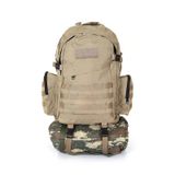 Bej Outdoor Taktik Sırt Çantası 75 L - Cepli Büyük Çanta
