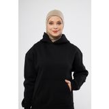 Bej Pratik Hazır Geçmeli Bone Viskon Çapraz Sporcu Hijab 2110_12