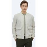 Bej Regular Fit Casual Örme Mont