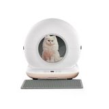 Bej Renk Otomatik Kedi Tuvaleti, Uzaktan Kontrol Özellikli