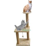 Bej Renkli Kedi Tırmalama Tahtası, Eğlenceli ve Sağlıklı Kullanım Için Ideal. - Seçenek 1