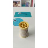 Bej Renkli Lastik Ip Makara