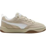 Bej Renkli Puma Park Lifestyle Raw Erkek Sneaker Ayakkabı Düz Taban ve Sentetik Malzeme ile Rahat