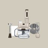 Bej Renkli Vintage Fonksiyonel Mutfak Robotu 2834H - Ahşap - Bej