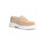 Bej Süet Erkek Ayakkabı - Premium İtalyan Stili Rahat Smart Casual Günlük Sneaker KB X11