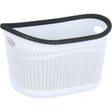 Bej Temiz Çamaşır Sepeti | Çamaşır Selesi 24 L Plastik 45 x 35 - 0