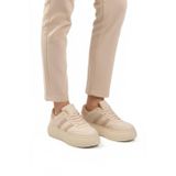 Bej Yüksek Taban Bağcıklı Unisex Sneaker DVS-01 Z