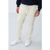 Bej Yüzeyi Dokulu Standart Fit Erkek Eşofman Alt - 82155