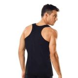 Bejamonti 6'lı Paket Ribana Sporcu Rambo Atlet, L, 2BJMNT-MB-718040008, Siyah, Erkek