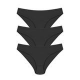 Bejamonti Chocolate Baby Kids Bikini Model Külot, 3'lü Paket, %100 Pamuk, Siyah, M Beden 9NKPPTY200