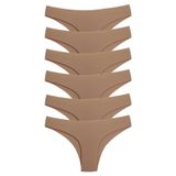 Bejamonti Chocolate Baby Kids Kadın Dikişsiz Seamless Külot, 6'lı Set Lazer Dikişsiz Seamless Külot