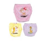 bejamonti chocolate baby kids Pamuklu Lüx 3 Lü Alıştırma Külodu, Pembe, 4-yas