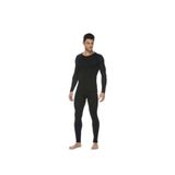Bejamonti Erkek Siyah Termal Set, Alt Üst Takım, %60 Polyester, %35 Viskon, %5 Elastan Termal Set Alt Üst Takım Fanila