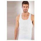 Bejamonti Erkek Spor Korse Atlet, Beyaz, S Beden