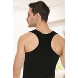 Bejamonti Pamuklu Likralı Sporcu Atlet 3'lü, XXL, 2BJMNT-MB-718040010, Siyah, Erkek