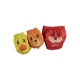 Bejamonti Sevimli Hayvanlar Unisex Üçlü Alıştırma Külodu, 2-4 Yaş, Renkli