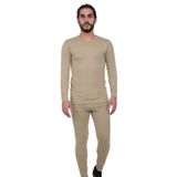 Bejamonti Termal İçlik Takımı, Unisex, Haki, 2XL Beden, Kışlık Iç Giyim Termal İçlik Takım Kışlık İç Giyim