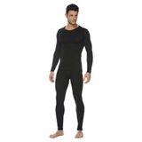 Bejamonti Unisex Termal Alt Üst Takım, %65 Pamuk, Siyah, 2XL, Bere Hediyeli Unisex Kışın Sıcak Tutan Kışlık Pamuklu Terletmeyen Termal Alt Üst Takım