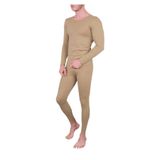 bejamonti Unisex Termal Takım Uzun Kollu İç Giyim, M, Termal Takım 2002, Haki, Üniseks