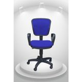 BEK Mavi Ofis Sandalyesi Fileli Ofis Çalışma Koltuğu Bilgisayar Koltuğu Büro Koltuğu