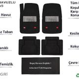 Beka Seat EA XL 2015 Yeni Nesil Universal Krom Gri 4D Havuzlu Paspas