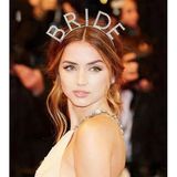 Bekarlığa Veda Mega Boy Kristal Taşlı Gümüş Bride Taç Gelin Tacı 20X21 Cm P79864s5115