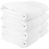 Bekata Hamam havlusu/sauna havlusu 70×180 cm jakar. Beyaz ve altın.