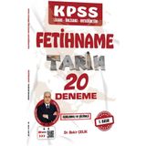 Bekir Çelik Tarih 2026 KPSS FETİHNAME Tarih Tamamı Çözümlü 20 Deneme Bekir Çelik