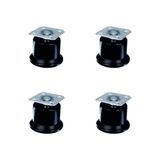 Bekleme Bingo Ayak Tablalı - 50MM - Siyah HKS280 - 4 Adet TG-1395 346719