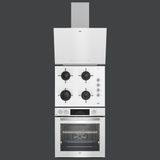 Beko 3lü Ankastre Set Beyaz Cam Modern Mutfak Uyumlu A+ Enerji Sınıfı ile Şık Tasarım
