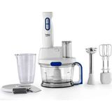 Beko 700W Beyaz Blender Seti, 900ML Kapasiteli, Çok Fonksiyonlu Mutfak Aleti - Ahşap - Beyaz