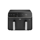 Beko Airfryer Xxxl 8.5 Lt 2400 W 9 Programlı Dijital Ekran Yağsız Sıcak Hava Fritözü Çıkarılabilir Hazne, Siyah