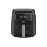 Beko Airfryer Yağsız Fritöz, 7.6 Lt 1750 W Cam Sepet, 9 Otomatik Program LED Ekran, Siyah