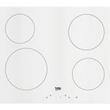 Beko Aov 64400 B Vitkoseramik Ocak 4 Gözlü Elektrikli 6800W Beyaz Cam Yüzey Özellikli Ankastre