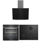 Beko BDE 6062 S - BOCD T 6510 ES - BFC 631 S Siyah 3'lü Ankastre Set