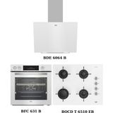 Beko Beyaz Cam Digital Ankastre Set (Bde 6064 B + Bocd T 6510 Eb + Bfc 631 B)