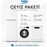 Beko Beyaz Şık Düğün Çeyiz Ev Paketi 463 Litre Buzdolabı, 9 kg Çamaşır Makinası, 4 Program Bulaşık Makinası - renk