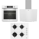 Beko BFC330 B - BDE 6041 B - BOCD T T 6011 EB Beyaz 3'lü Ankastre Set