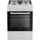 Beko BFE 400 B Gazlı Fırın 66 lt Hacim 7 Programlı Enerji Tasarruflu Beyaz Tasarım