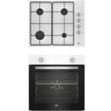 Beko BFM 310 B - BOMD D 6110 EB Eco Beyaz 2'li Ankastre Set