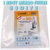 Beko BKS 1310 TT690 Elektrikli Süpürge Uyumlu Kağıt Toz Torbası