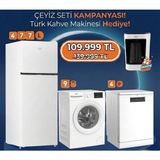 Beko Düğün Paketi Beyaz Paket Kahve Makinesi Hediyeli - beyazpaket111