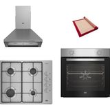 Beko Eko 3 Lü Ankastre Set ( Bfm 310 I - Bomd D 6110 Eı - Adp 61420 I ) - Silikon Yanmaz Yapışmaz Pişirme Matı ile Birlikte