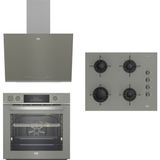 Beko Gri Cam Ankastre Set Fitfry Özelliği A Enerji Sınıfı Modern Mutfak Uyumlu