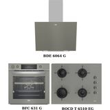 Beko Gri Cam Digital Ankastre Set (Bde 6064 G + Bocd T 6510 Eg + Bfc 631 G)
