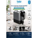 Beko Halı ve Koltuk Yıkama Makinesi, 17 Pa Güçlü Emiş, 1,8 L Temiz Su ve 1,6 L Kirli Su Tankı, 5 Metre Kablo, Su Püskürtme Teknolojisi, Kompakt Tasarım, Derinlemesine Temizlik Performansı Gri