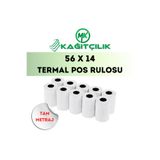 Beko Mk Rulo • 56x14 Termal Rulo / Yazarkasa Rulosu / Pos Rulosu / 1 Paket (10 ADET) / Tam Metraj